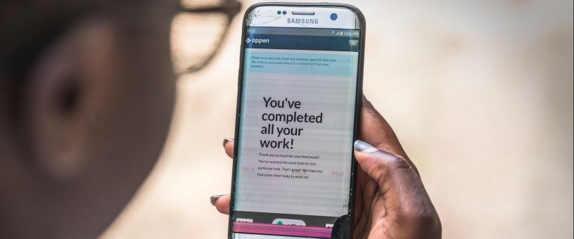 What does the advent of cryptocurrency mean for the thousands of Kenyans completing digital work?